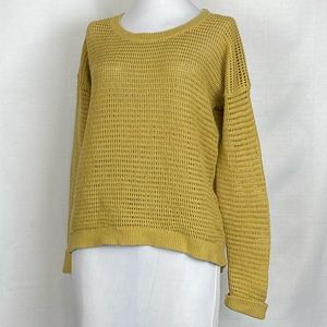 Madewell Northshore Pullover Sweater Mustard M
